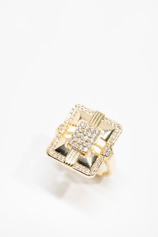 Rectangular Stone Ring
