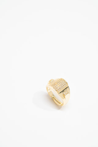 Rectangle Stone Ring
