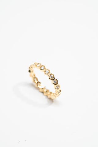 Triple Honeycomb Ring