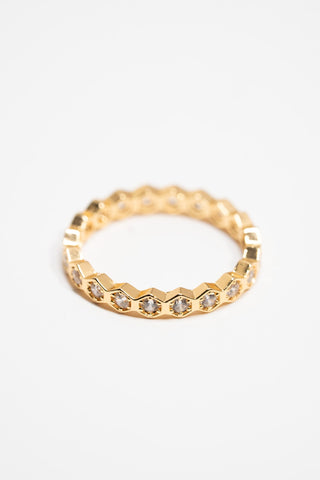 Triple Honeycomb Ring