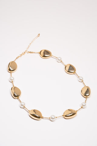 Spaced Pearl Necklace
