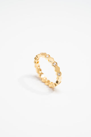 Triple Honeycomb Ring