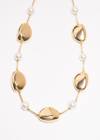 Spaced Pearl Necklace