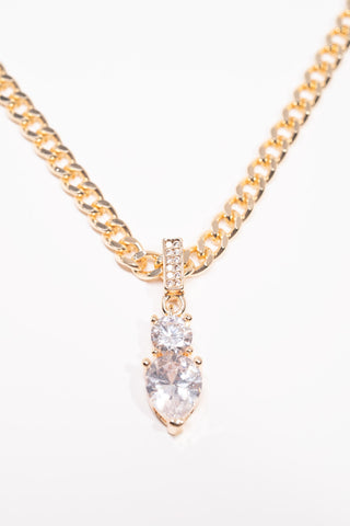 Stone-Tipped Necklace