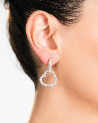 Heart Stone Earrings