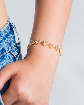 Heart Motif Bracelet