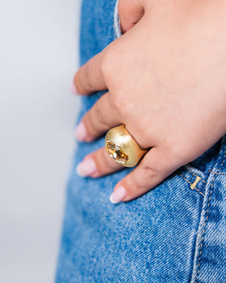 Citrin Stone Ring