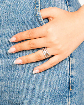 Triple Honeycomb Ring