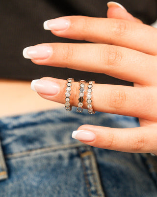 Triple Honeycomb Ring