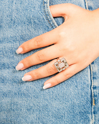 Rectangular Stone Ring