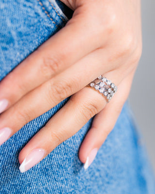 Triple Honeycomb Ring