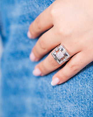 Rectangular Stone Ring