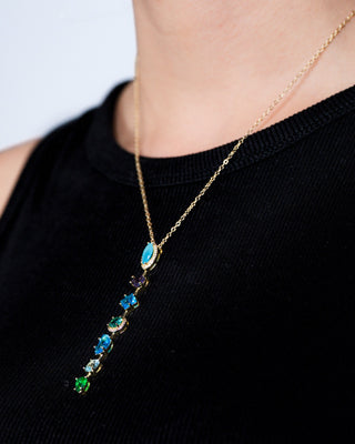 Mg Blue Stone Necklace