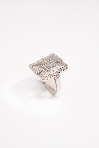 Rectangular Stone Ring
