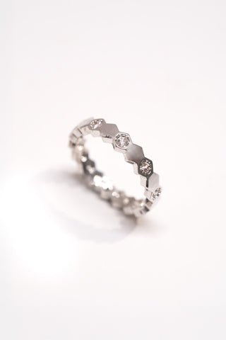 Triple Honeycomb Ring