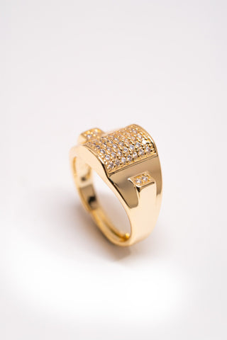 Rectangle Stone Ring