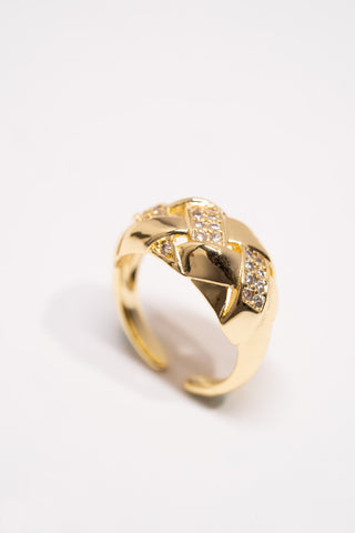 Curved Stone Ring