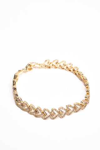 Hollow Heart Bracelet