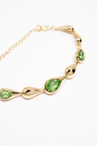 Emerald Drop Bracelet