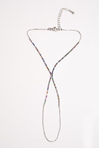 Rainbow Silver Hand Chain