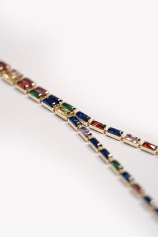 Rainbow Gold Hand Chain