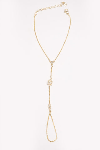 Baguette Stone Hand Chain
