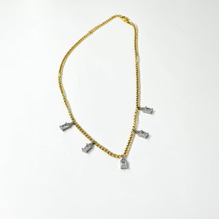 Five Diamond Necklace