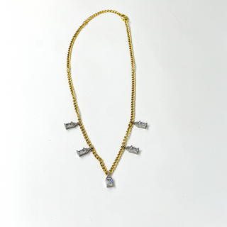 Five Diamond Necklace