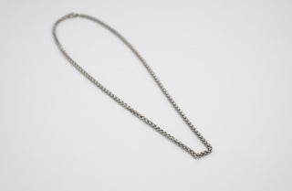 White Gold Plated Men's Chain
