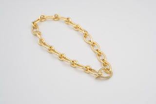 Ra Ellipse-Stoned Necklace