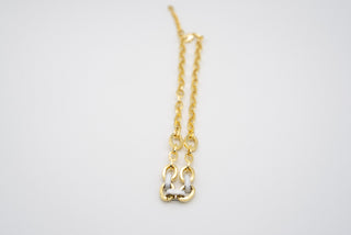 Santorini White Enamel Necklace