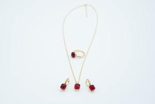 Pomera Ruby Necklace