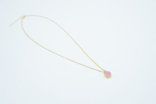 Pomera Rose Quartz Necklace
