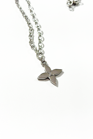 Lv Silver Necklace