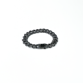 MonoRA Chain Black Bracelet