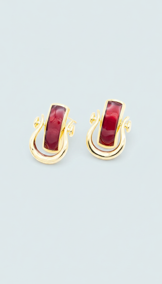 Bordeux Earring